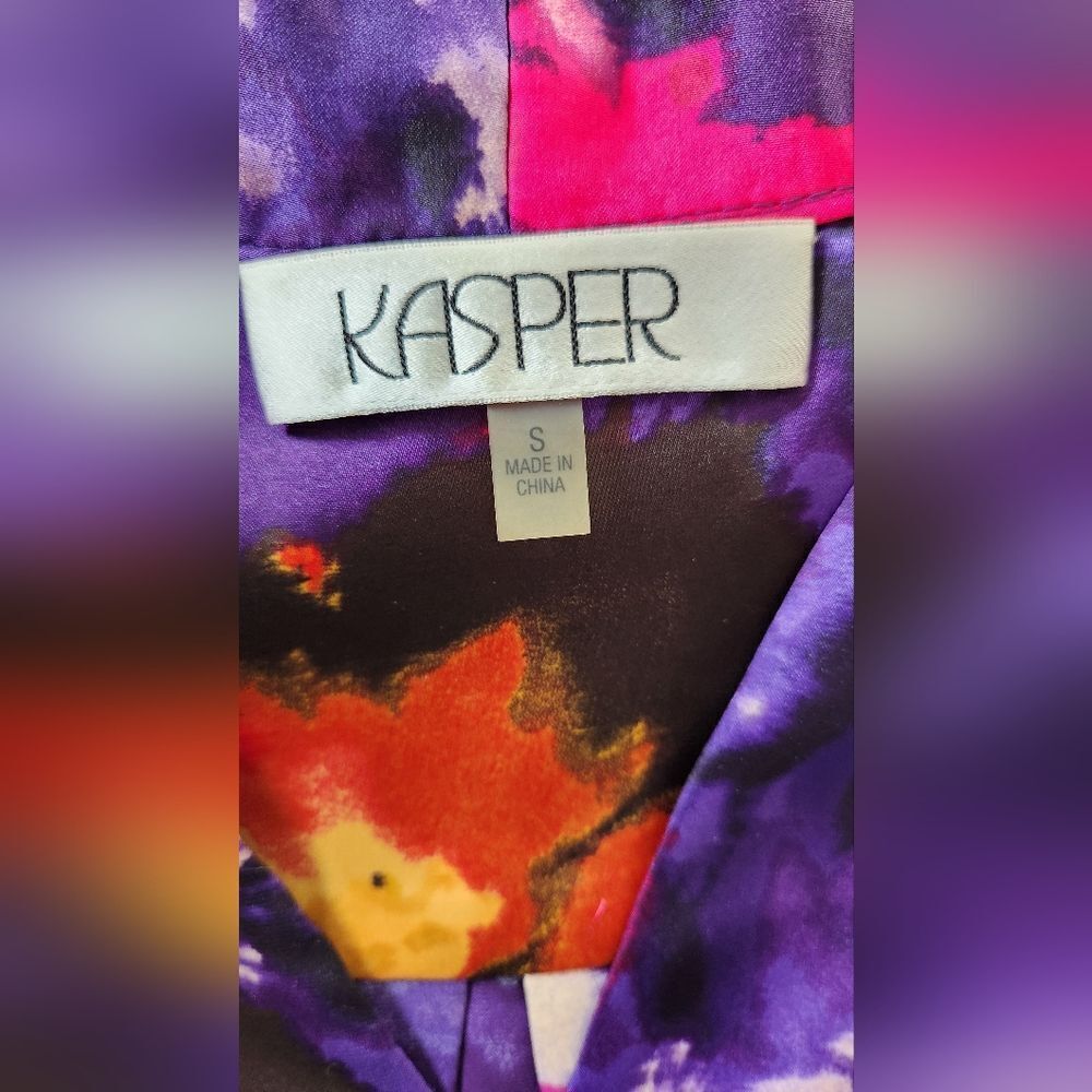NWOT Kasper floral sleeveless top - Size Small - Picture 7 of 7
